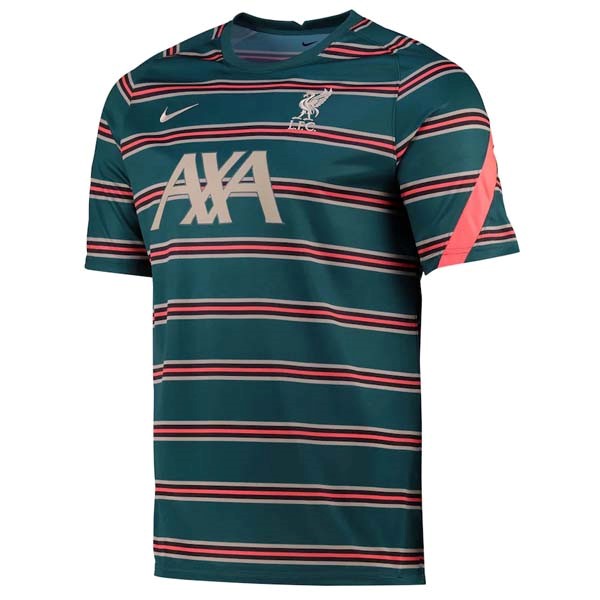 Thailandia Maglia Liverpool Pre Match 2022 Verde Blu